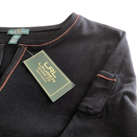 LAUREN JEANS CO. Long Sleeve Knit Top NWT Size XL - Picture 5 of 6